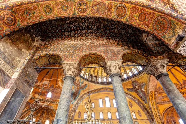 A l'intérieur de la Hagia Sophia à Istanbul, Turquie — Photo