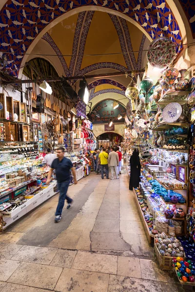 Inside the Grand Bazaar in Istanbul, Turkey — Stock Photo, Image