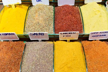 oryantal baharatlar, Kapalıçarşı, istanbul, Türkiye