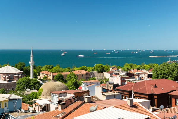 Zee van marmara. uitzicht vanaf istanbul — Stockfoto