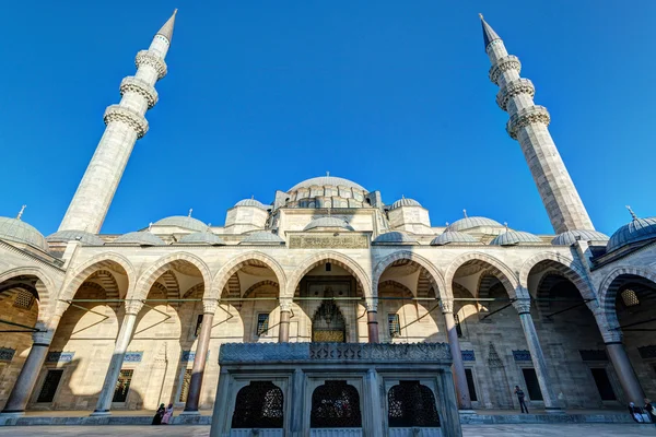 Το suleymaniye τζαμί στην Κωνσταντινούπολη, Τουρκία — Φωτογραφία Αρχείου