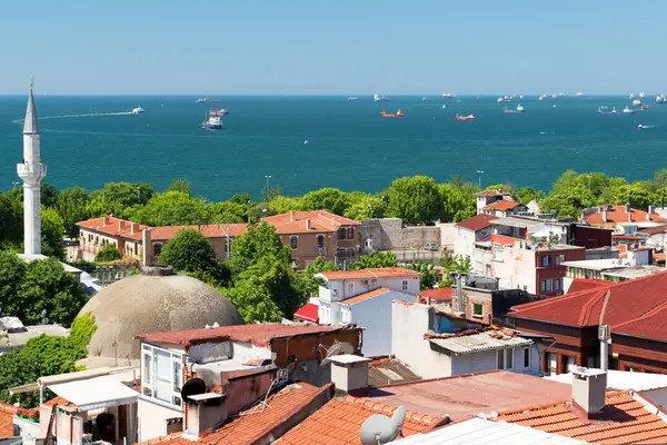 Mar de Mármara, vista de Istambul — Fotografia de Stock