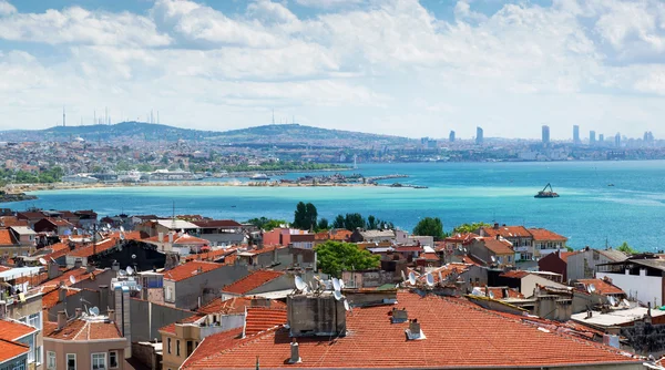 Istanbul, uitzicht vanaf yedikule Fort — Stockfoto