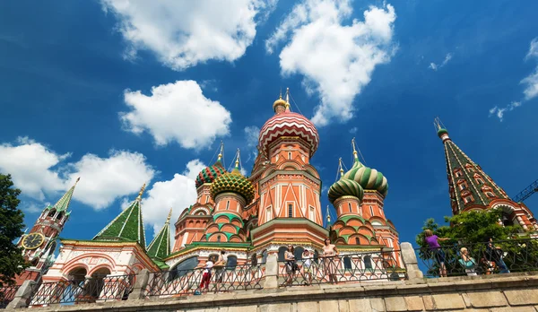 Il St. Cattedrale di Basilio a Mosca, Russia — Foto Stock