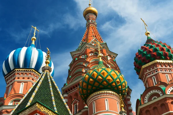 Katedra Saint basil na placu czerwonym w Moskwie, Rosja — Zdjęcie stockowe