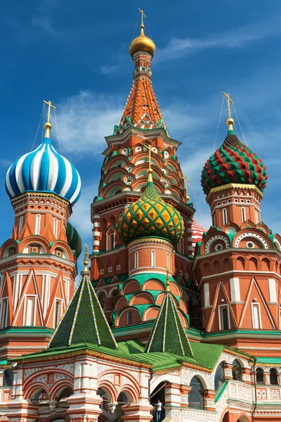 Saint basil katedralen på Röda torget i Moskva, Ryssland — Stockfoto