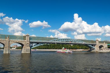 Moskova'da yaya andreevsky Köprüsü