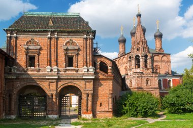 Rusya Moskova Merkezi antik cadde. (krutitskoe comp