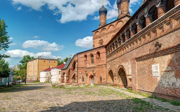 Antica strada nel centro di Mosca, Russia — Foto Stock