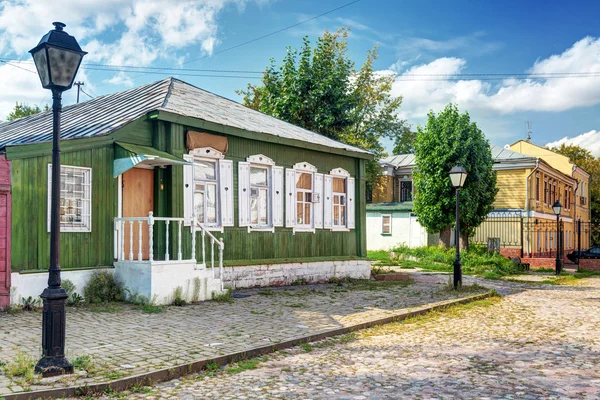 Antiga rua no centro de Moscou (Krutitskoe Composto ) — Fotografia de Stock