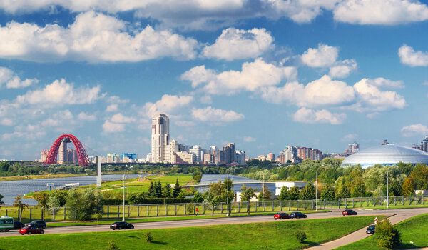 Picturesque region in the north-west of Moscow