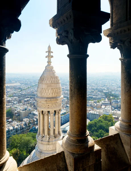 Vista de París desde el Sacre Coeur — Foto de Stock