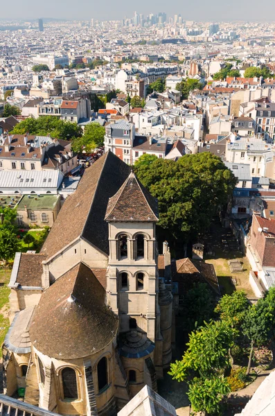 Uitzicht over Parijs vanaf de sacre-coeur — Stok fotoğraf