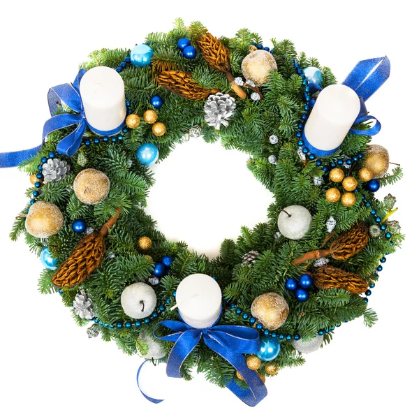 Christmas decoration wreath — Stock Photo, Image