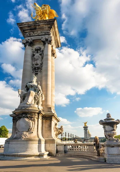 Ponte Alexandre III a Parigi — Foto Stock