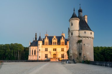 chateau de chenonceau akşamları, Fransa