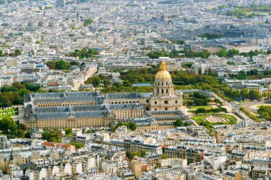 les Invalides Paris eiffel Tower görünümünü 