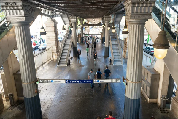 Metro station in Paris — Stock Photo, Image