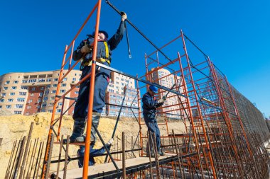 İnşaat site çalışanları