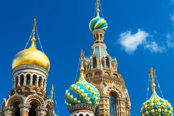 Church of the Savior on Spilled Blood in Saint Petersburg, Russi — Stock Photo, Image