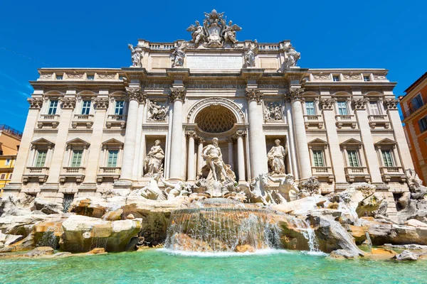 Fontana de Trevi en Roma — Foto de Stock