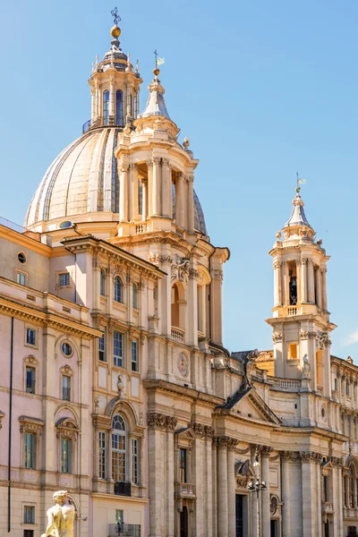 Biserica Sant 'Agnese din Agone la Piazza Navona din Roma — Fotografie, imagine de stoc