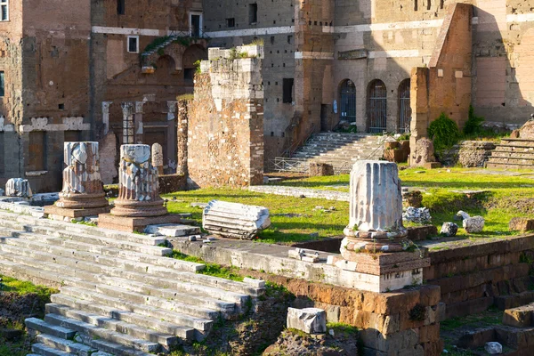 Forum Augusta s chrámem mars ultor v Římě — Stock fotografie