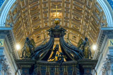 Roma'daki Aziz Petrus Bazilikası'nın iç