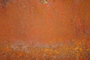 Çizik ve çatlaklarla eski paslı metalin Grunge deseni.