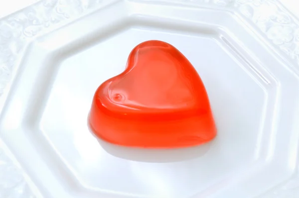 Jelly hearts for Valentine's Day — Stock Photo, Image