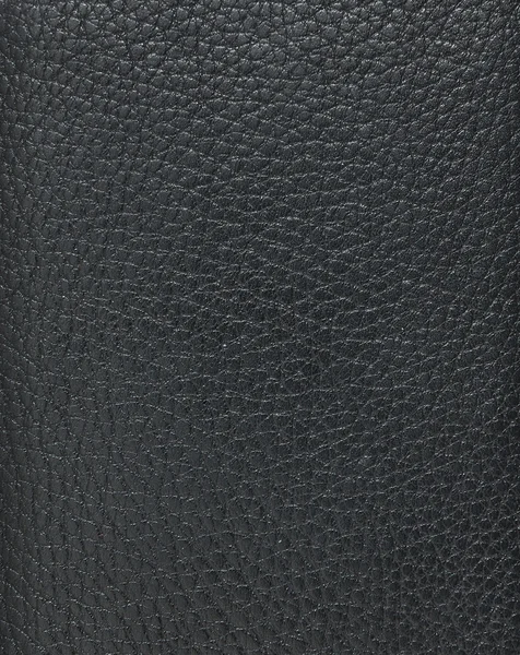 Textura de couro preto. Fundo de roupas. Fechar — Fotografia de Stock