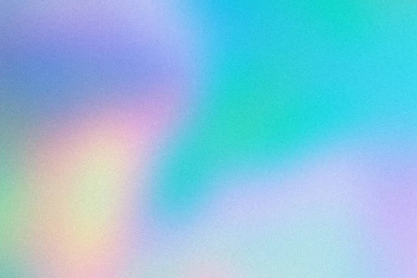 Abstract pastel holographic blurred grainy gradient background — Stock Photo, Image