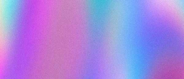 Abstrait pastel holographique flou dégradé graineux fond de bannière — Photo