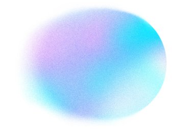 Soyut pastel neon bulanık daire gradyanı beyaz üzerine