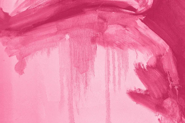 Rózsaszín elvont művészet színes festett textúra háttér ecsetvonásokkal — Stock Fotó