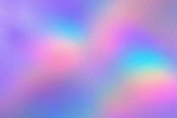 Abstract pastel holographic blurred grainy gradient background — Stock Photo, Image