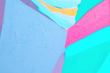 Renkli kentsel duvar dokusunu kapat