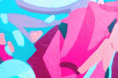 Renkli kentsel duvar dokusunu kapat