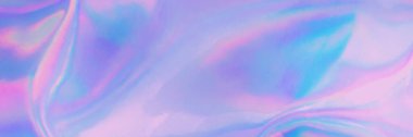 Soyut moda gökkuşağı pastel renkli holografik afiş arkaplanı