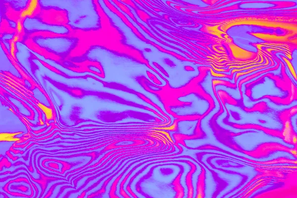 Neon gekleurde paarse psychedelische fluorescerende gestreepte zebra textuur achtergrond — Stockfoto