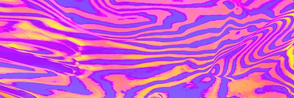 Color neón púrpura psicodélico fluorescente rayas cebra banner fondo — Foto de Stock