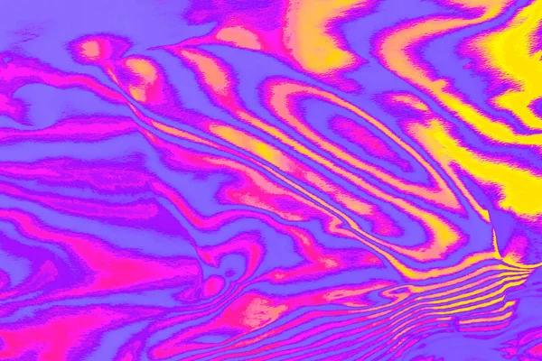 Neon colored purple psychedelic fluorescent striped zebra textured background — 图库照片