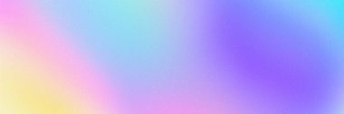 Soyut pastel holografik bulanık gradyan afiş arkaplanı