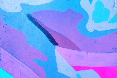 Renkli kentsel duvar dokusunu kapat