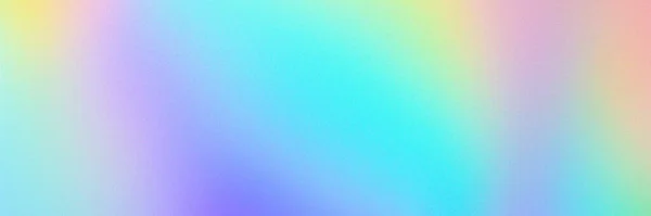 Abstrakcyjne pastelowe holograficzne niewyraźne gradientowe tło banera — Zdjęcie stockowe