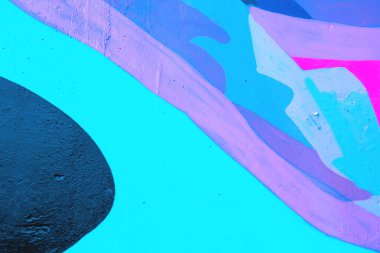 Renkli kentsel duvar dokusunu kapat