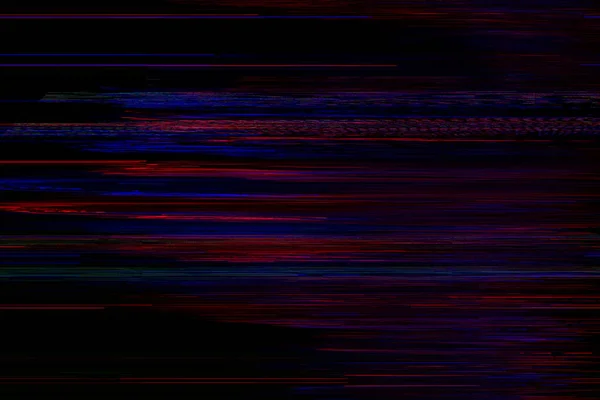 Bewegung Glitch interlaced Multicolored Verzerrte texturierte futuristische Hintergrund — Stockfoto