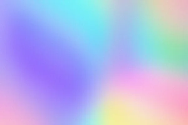 Abstract pastel holographic blurred grainy gradient background — Stock Photo, Image
