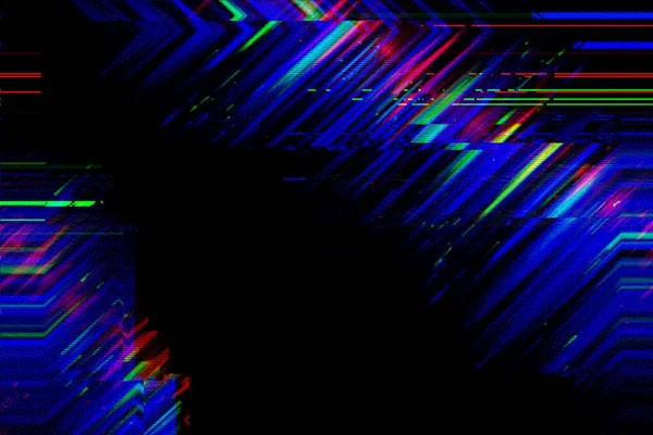 Glitch sammanflätade Abstrakt texturerat glitch futuristiska bakgrund Stockbild