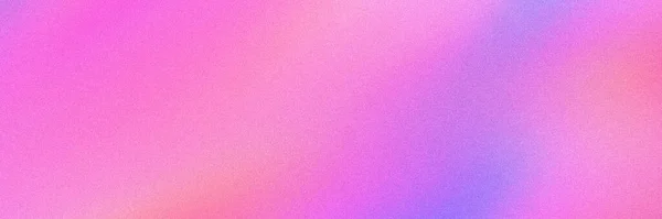 Resumen rosa pastel holográfico borroso granulado gradiente banner fondo Imágenes de stock libres de derechos